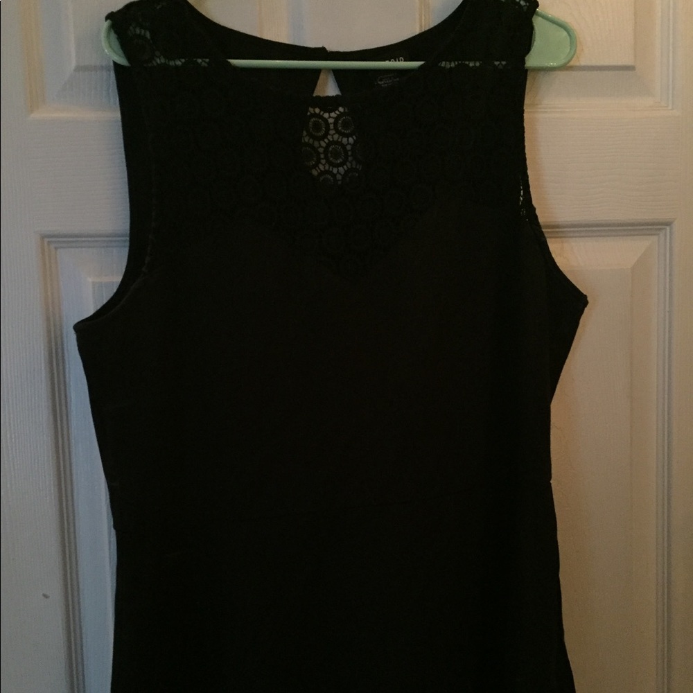 Torrid Peplum Top with Lace Size 2